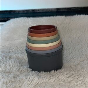 Stackable Multicolor Home Accent Bowls